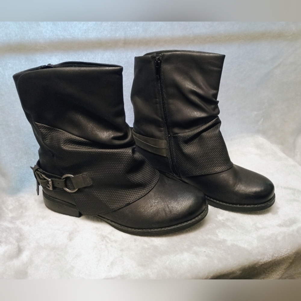 jellypop moto boot 9.5 wide